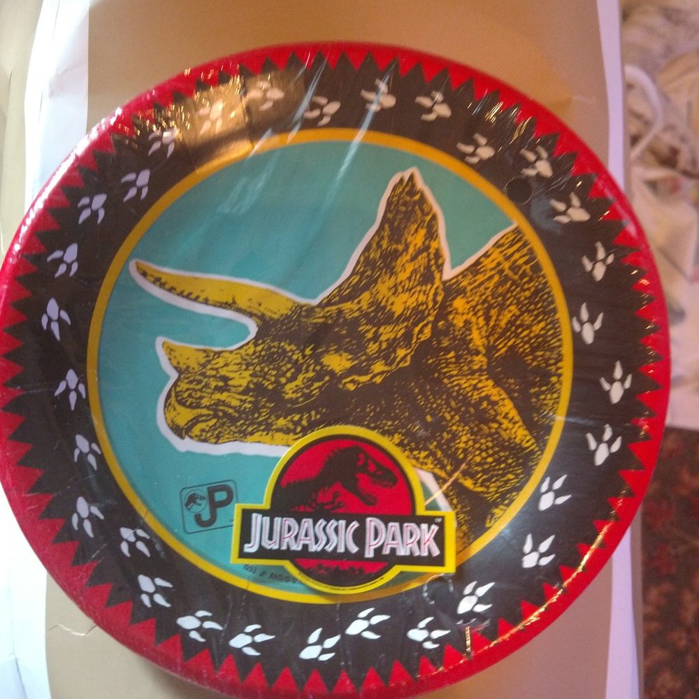 Vintage Jurassic Park deep Plates